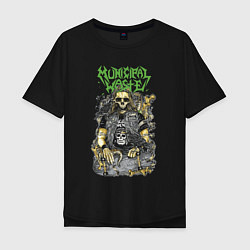Мужская футболка оверсайз Municipal Waste - crossover thrash style!
