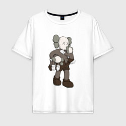 Мужская футболка оверсайз KAWS