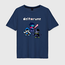 Футболка оверсайз мужская Deltarune Дельтарун, цвет: тёмно-синий