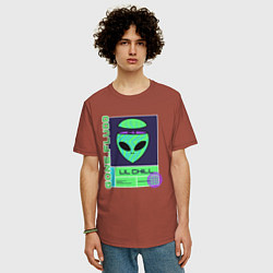 Футболка оверсайз мужская GONE FLUDD UFO, цвет: кирпичный — фото 2