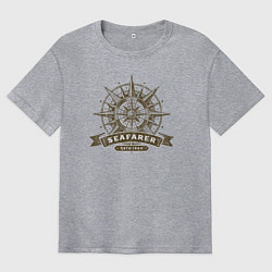 Мужская футболка оверсайз Компас