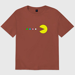 Мужская футболка оверсайз Pac - man Для пары