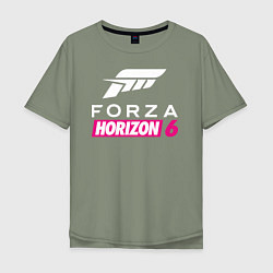 Мужская футболка оверсайз Forza Horizon 6 logo