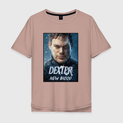 Мужская футболка оверсайз Dexter New Blood Декстер Новая Кровь