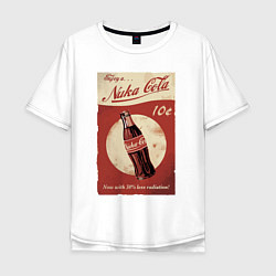Мужская футболка оверсайз Fallout Nuka Cola Poster Pop art
