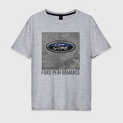 Футболка оверсайз мужская Ford Performance, цвет: меланж