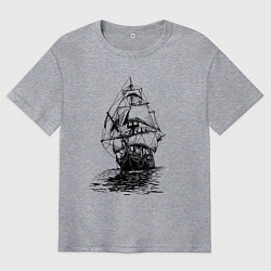 Мужская футболка оверсайз Pacific ocean Frigate