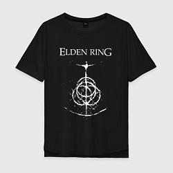 Футболка оверсайз мужская Elden ring лого, цвет: черный