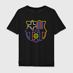 Мужская футболка оверсайз FC Barcelona - Multicolor 2022