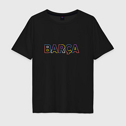 Мужская футболка оверсайз FC Barcelona - Multicolor 2022 Barca