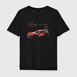 Мужская футболка оверсайз Mazda Concept
