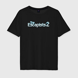 Мужская футболка оверсайз The Escapists 2 logotype