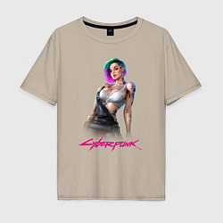 Мужская футболка оверсайз Sexy Judy Cyberpunk 18