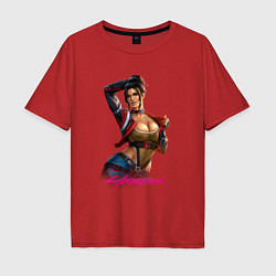 Мужская футболка оверсайз Sexy Panam Cyberpunk2077 18