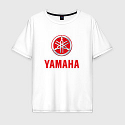 Мужская футболка оверсайз Yamaha Логотип Ямаха