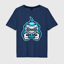 Мужская футболка оверсайз Shark player