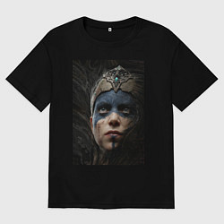 Футболка оверсайз мужская Hellblade Adventure, цвет: черный