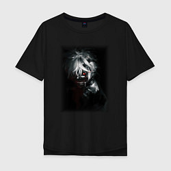 Мужская футболка оверсайз Канеки Кен Токийский Гуль Ghoul