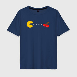 Мужская футболка оверсайз Pac-man 8bit