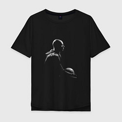 Футболка оверсайз мужская Kobe Lakers, цвет: черный