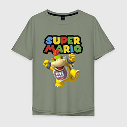Мужская футболка оверсайз Bowser Junior Super Mario