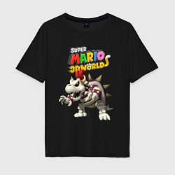 Мужская футболка оверсайз Dry Bowser Super Mario 3D World Nintendo