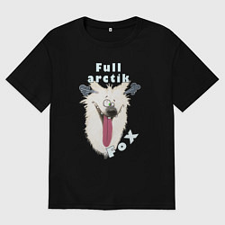 Футболка оверсайз мужская Полный Писец, цвет: черный
