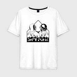 Мужская футболка оверсайз Дафт панк
