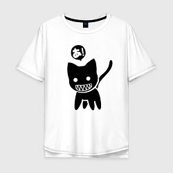 Мужская футболка оверсайз Cat JDM Japan