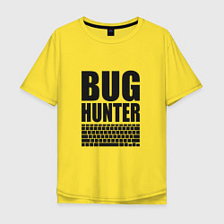 Футболка оверсайз мужская Bug Хантер, цвет: желтый