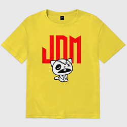 Мужская футболка оверсайз JDM Kitten-Zombie Japan