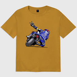 Мужская футболка оверсайз Yamaha racing team Racer