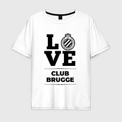 Мужская футболка оверсайз Club Brugge Love Классика