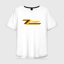 Мужская футболка оверсайз ZZ top logo