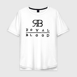 Футболка оверсайз мужская RB Royal Blood, цвет: белый