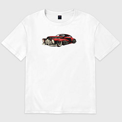 Мужская футболка оверсайз Retro car ретро-автомобиль