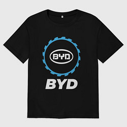Мужская футболка оверсайз BYD в стиле Top Gear