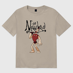 Футболка оверсайз мужская The neverhood - Klaymen, цвет: миндальный