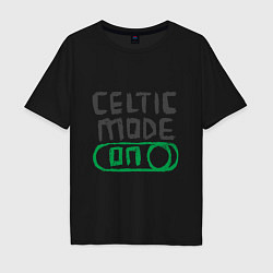 Мужская футболка оверсайз Celtic Mode On