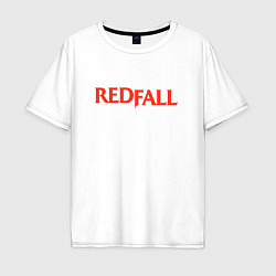 Мужская футболка оверсайз Redfall logo