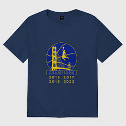 Мужская футболка оверсайз Champions - Warriors