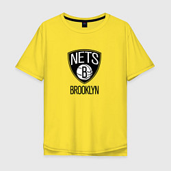 Мужская футболка оверсайз Бруклин Нетс NBA
