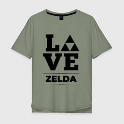 Футболка оверсайз мужская Zelda Love Classic, цвет: авокадо