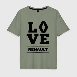 Мужская футболка оверсайз Renault Love Classic