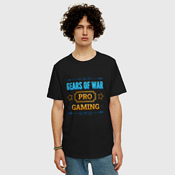 Футболка оверсайз мужская Игра Gears of War PRO Gaming, цвет: черный — фото 2