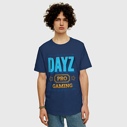 Футболка оверсайз мужская Игра DayZ PRO Gaming, цвет: тёмно-синий — фото 2