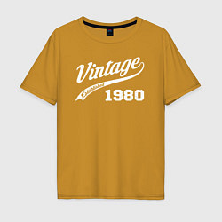 Мужская футболка оверсайз Винтаж год выпуска 1980