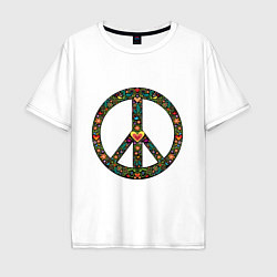 Мужская футболка оверсайз Pacific symbol