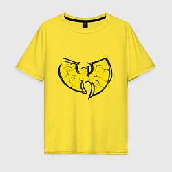 Футболка оверсайз мужская Style Wu-Tang, цвет: желтый