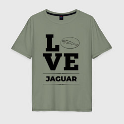 Футболка оверсайз мужская Jaguar Love Classic, цвет: авокадо